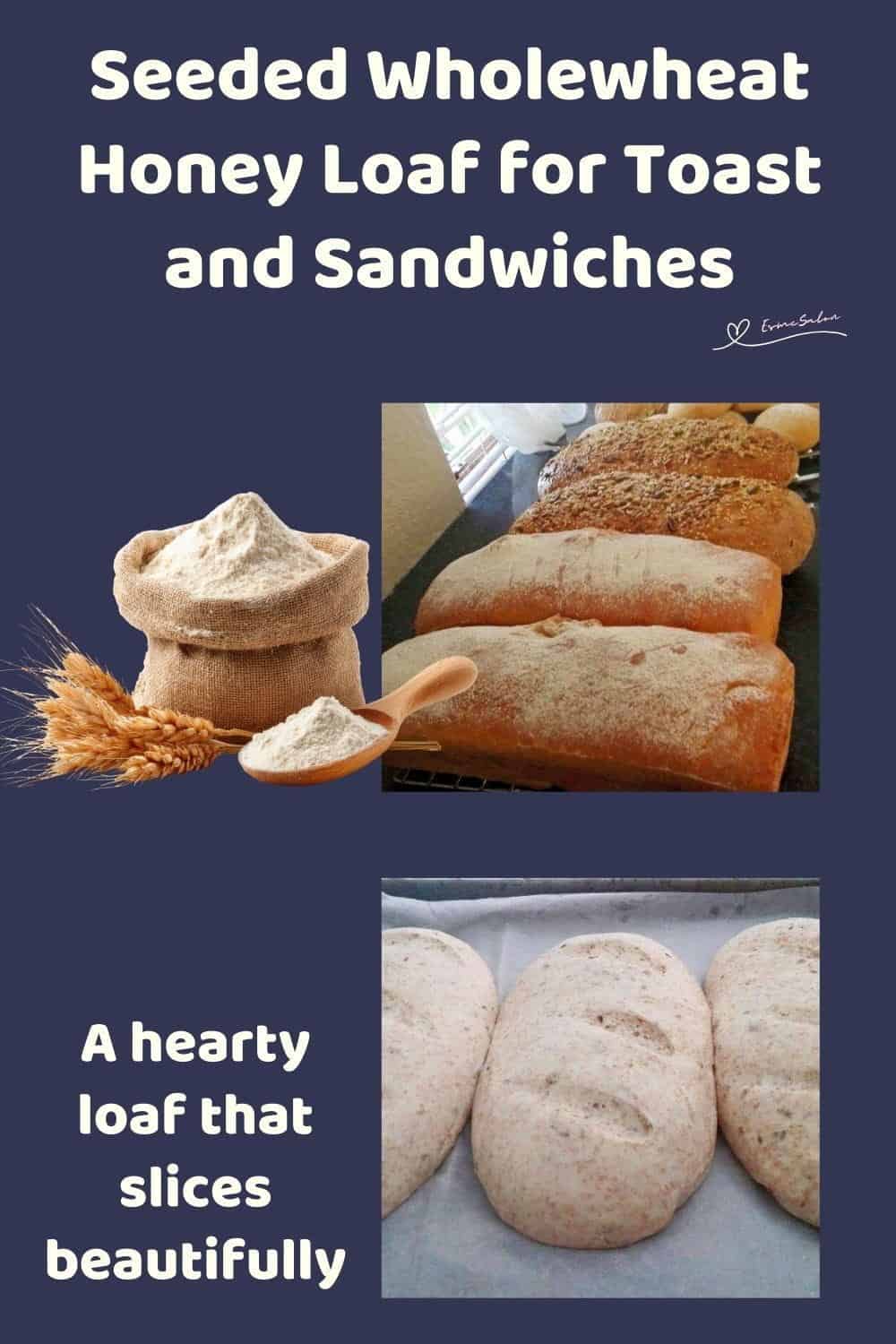 An image of Seeded Wholewheat Honey Loaf in the making