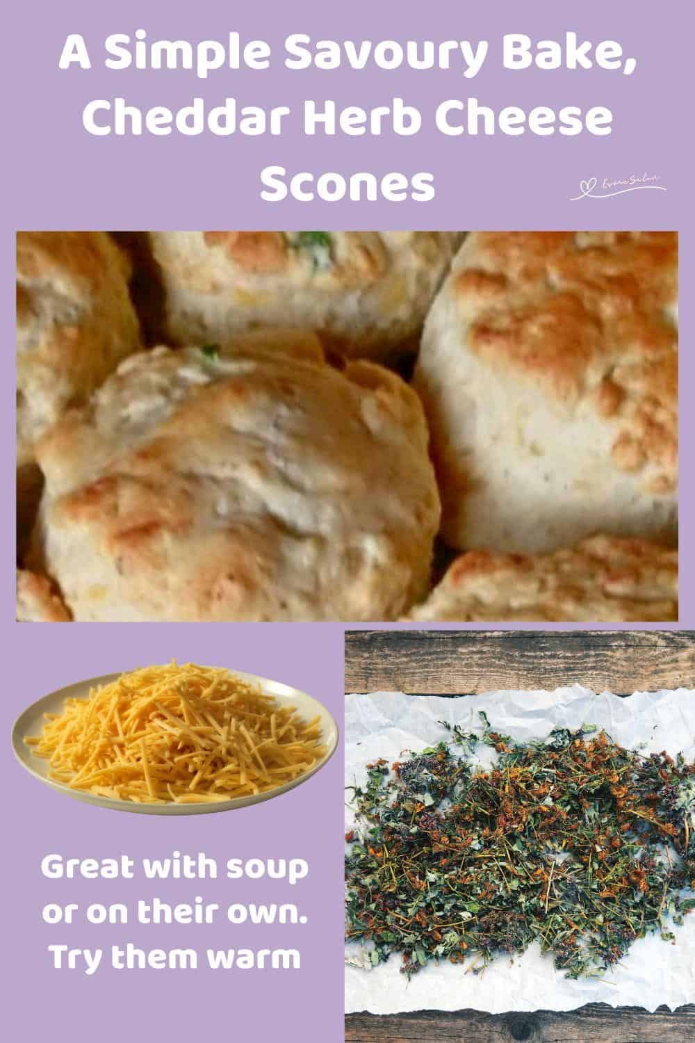 An image of Cheddar Herb Cheese Scones