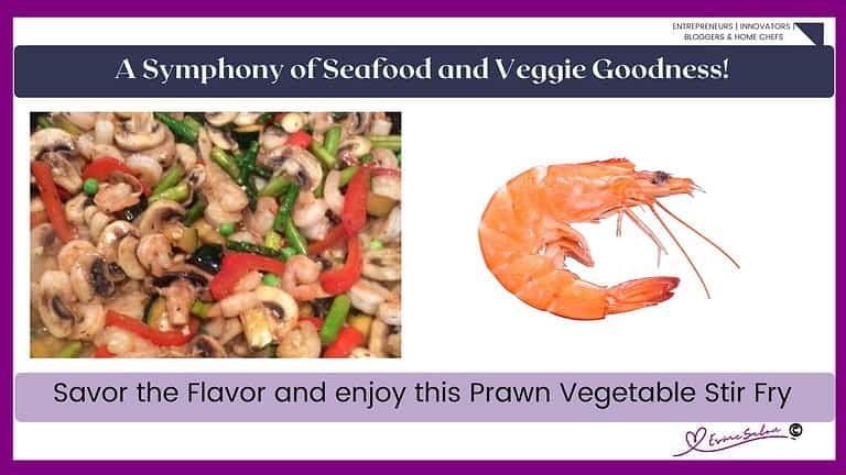 an image of a wok filled with Prawn Veggie Stir Fry