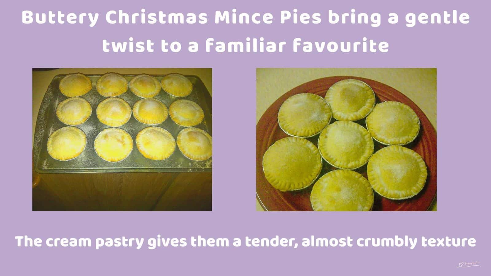 An image of Golden Buttery Christmas Mince Pies