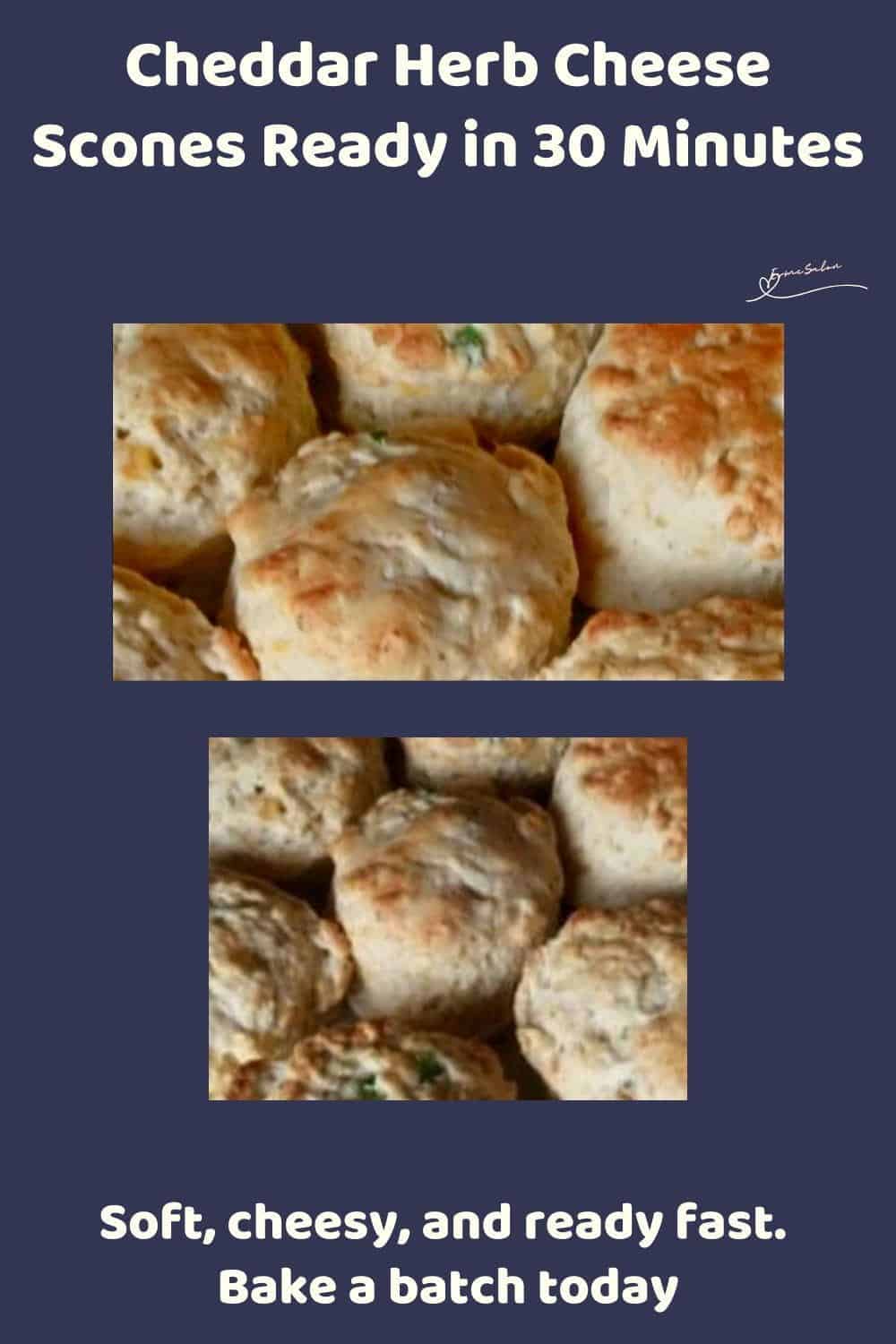 An image of Cheddar Herb Cheese Scones
