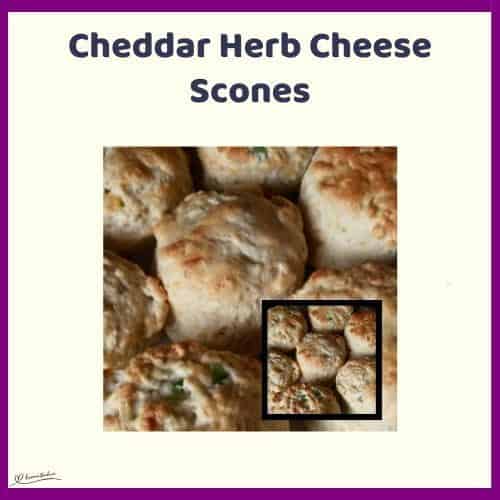 An image of Cheddar Herb Cheese Scones