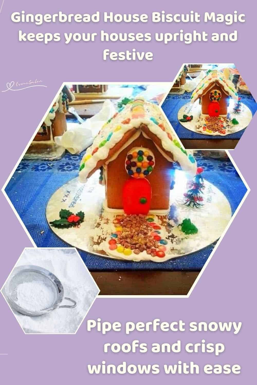 an image of Gingerbread House Biscuit Magic for Christmas Table