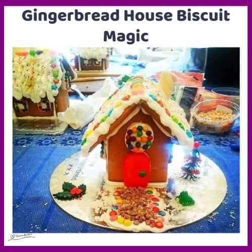 an image of Gingerbread House Biscuit Magic for Christmas Table