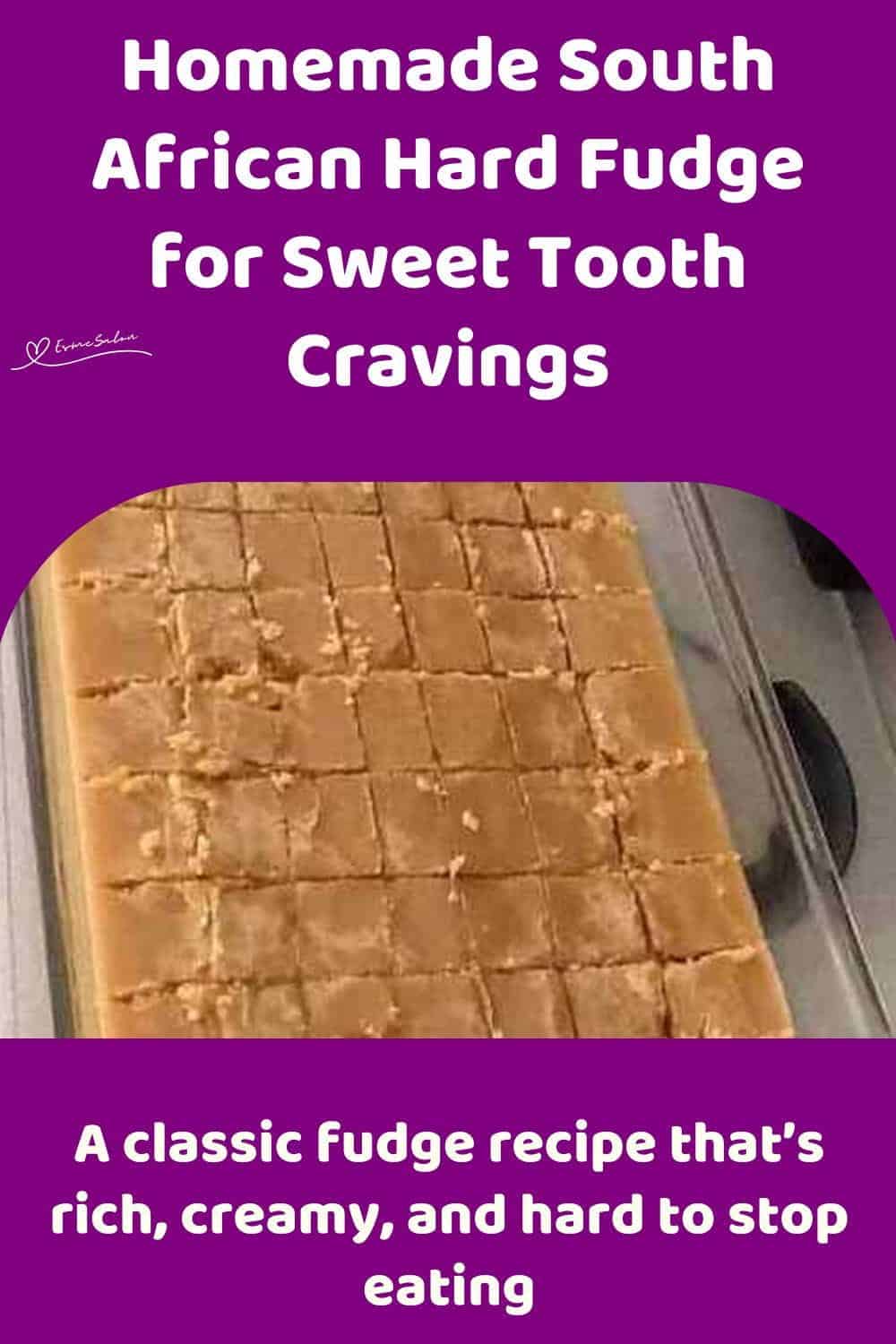 An image of a pyrex dish with 63 blocks of Homemade South African Hard Fudge