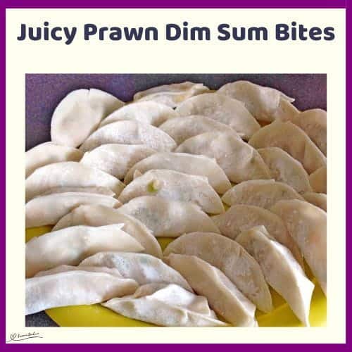 An image of Prawn Dim Sum in the making and served