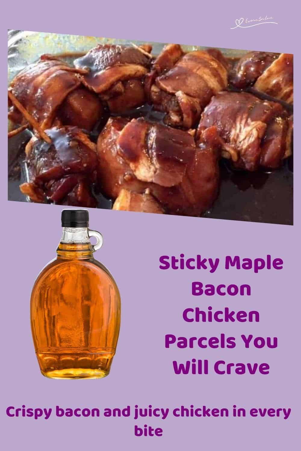 An image of Sticky Maple Bacon Chicken Parcels