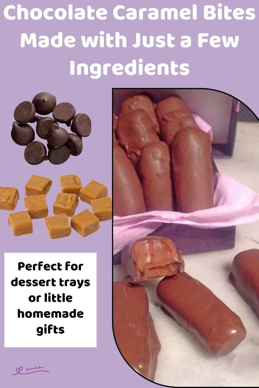 An image of Caramel fingers dipped in chocolate