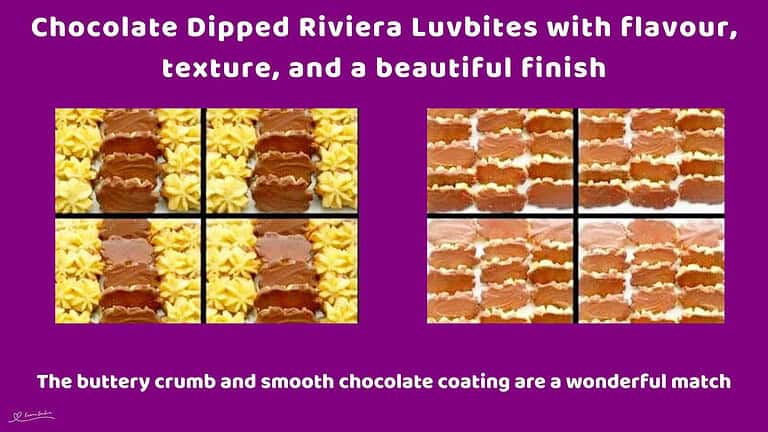 An image of Chocolate Dipped Riviera Luvbites Cookies
