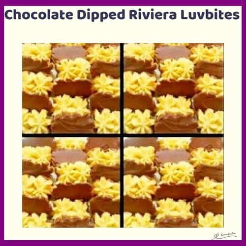 An image of Chocolate Dipped Riviera Luvbites Cookies