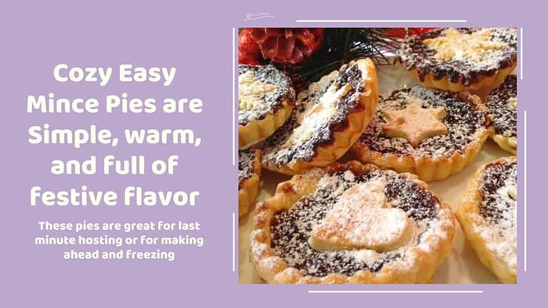 an image of Cozy Easy Mince Pies with a dusting or icing sugar