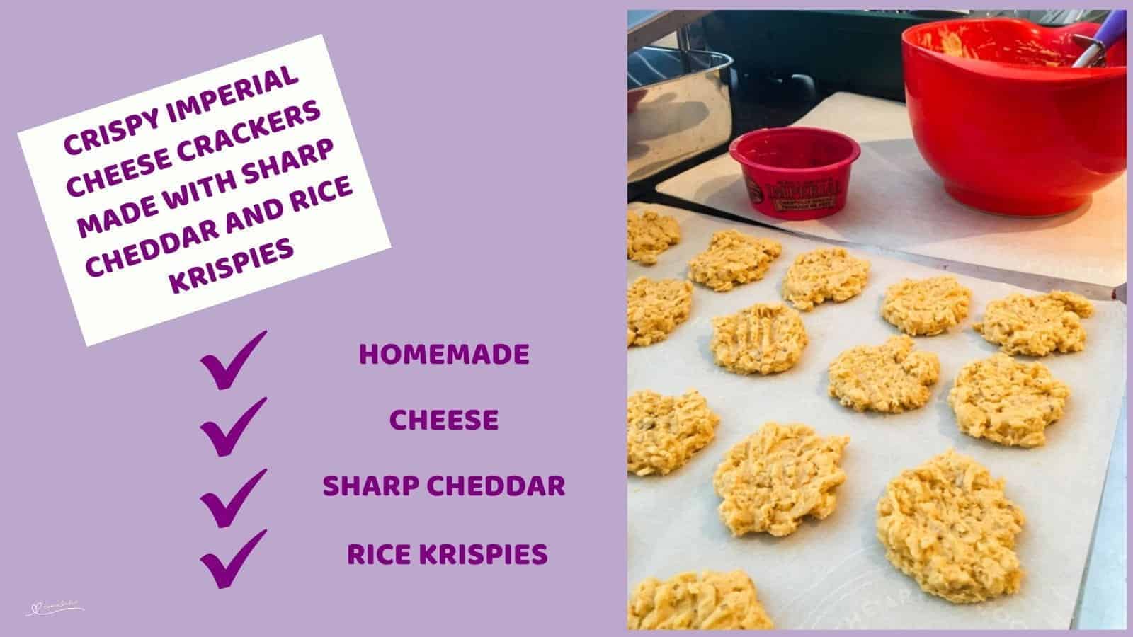 An image of Cheese Crackers with Rice Crispies