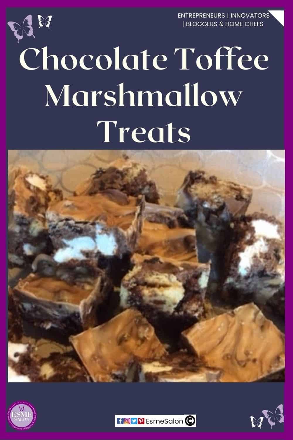 an image of Chocolate Toffee Marshmallow Treats