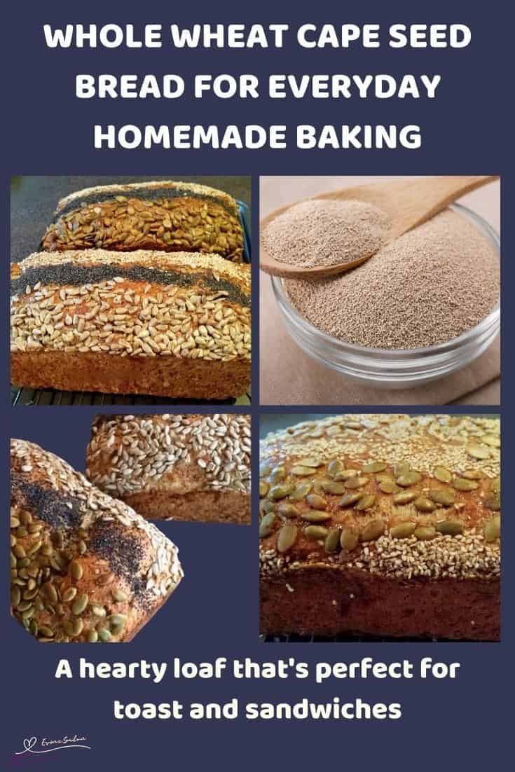 An image Whole Wheat Cape Seed Bread with Sunflower, Pumpkin, and Poppy Seeds