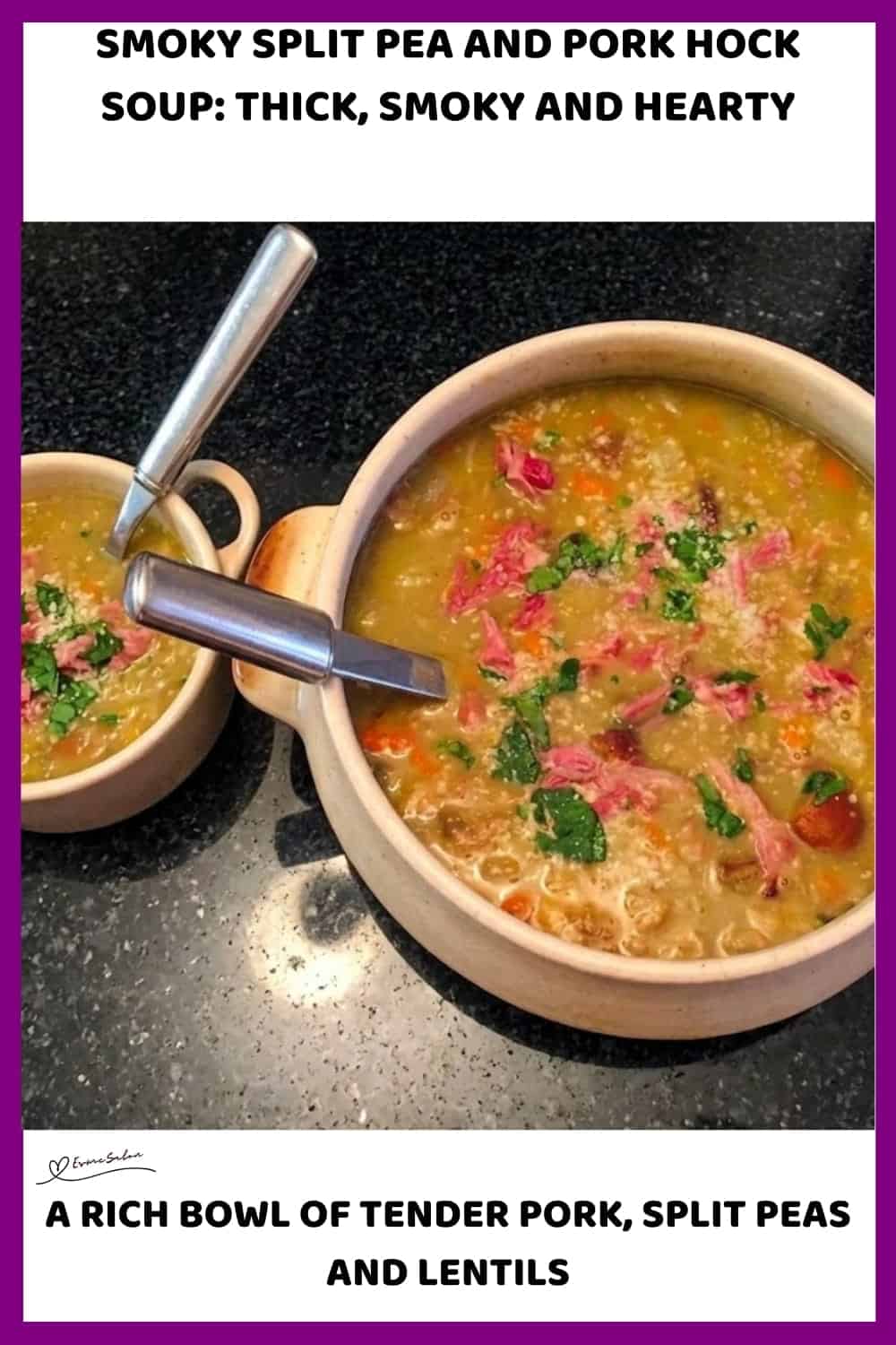 Smoky Split Pea and Pork Hock Soup