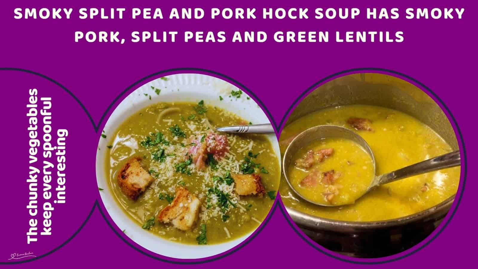 Smoky Split Pea and Pork Hock Soup