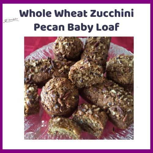 An image of a Whole Wheat Zucchini Pecan Baby Loaf