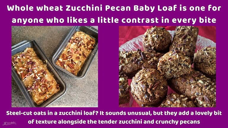 An image of a Whole Wheat Zucchini Pecan Baby Loaf