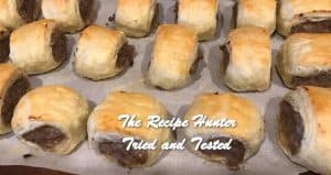 an image of homemade sausage rolls
