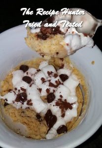 90-second S'mores Microwave Cake
