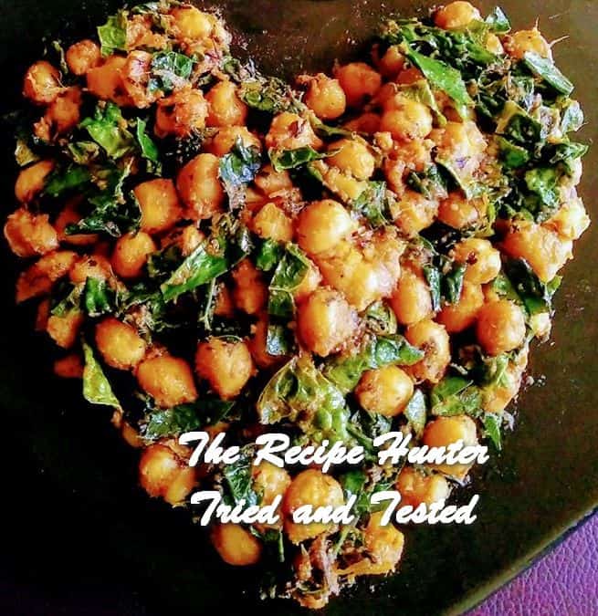 TRH Moumita's Spicy &amp; Healthy Chickpeas Kale curry