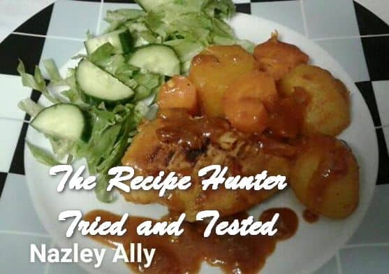 TRH Nazley's Spicey Saucy Masala Chicken &amp; Vegetables