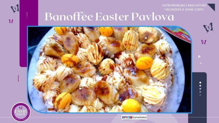 Banoffee Easter Pavlova