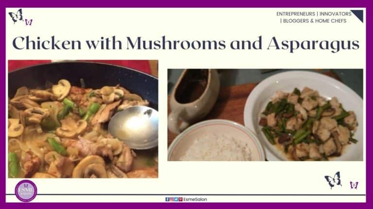 Chicken with Mushrooms and Asparagus