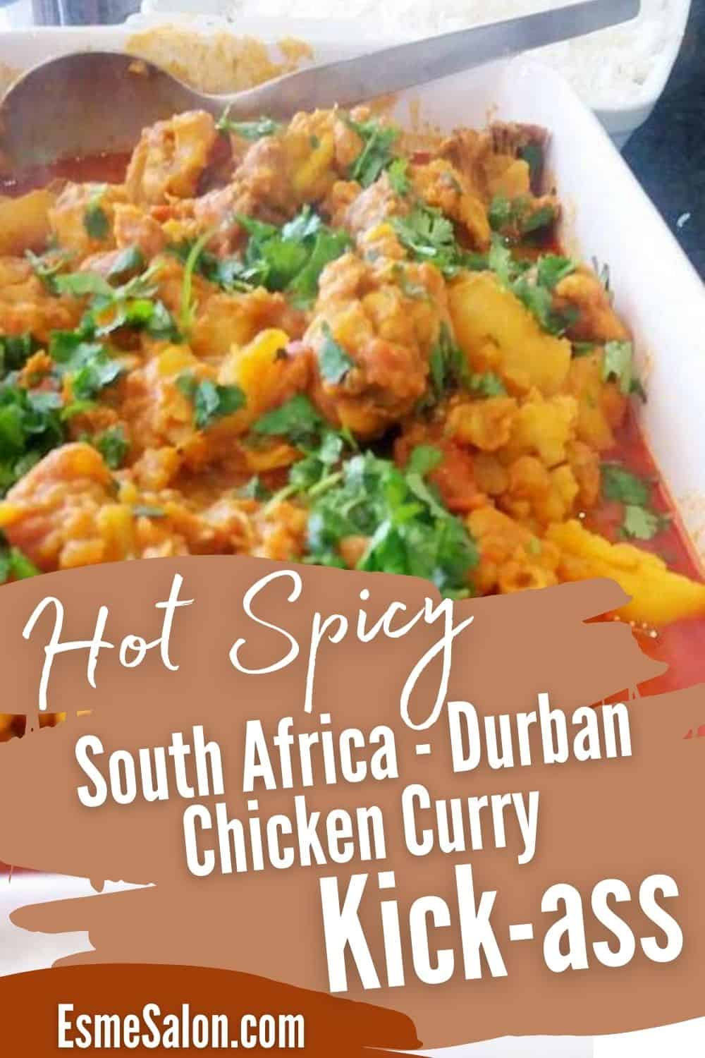 Hot Kick-Ass Spicy Durban Chicken Curry • Esme Salon