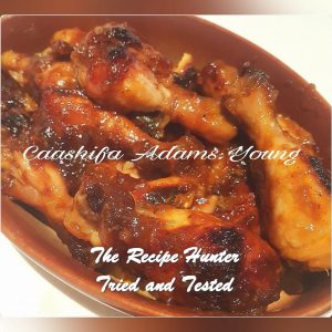 Sweet Sour Sticky Chicken Drumsticks with Worcestershire, mayonnaise and tomato sauce