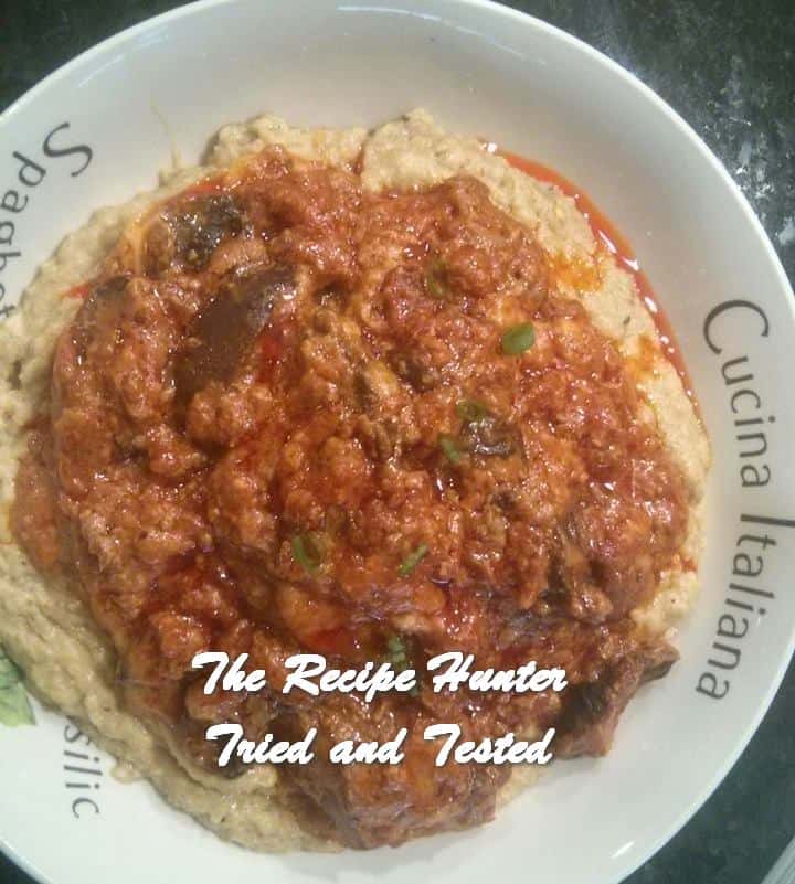 TRH Sean's Keto meatballs baked with cheese served over keto Pollenta2
