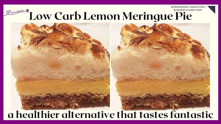 an image of a slice of Low-Carb Lemon Meringue Pie