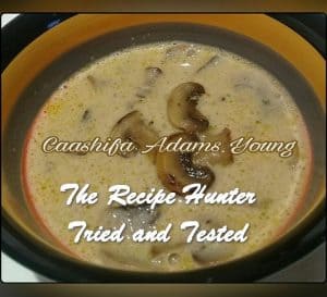 Brown Butter Mushroom Soup for Iftaar