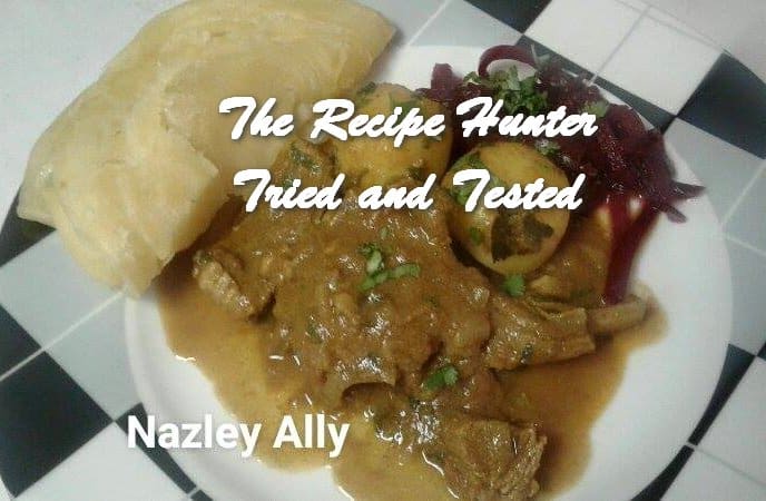 TRH Nazley's Mutton Lamb Curry served with Roti