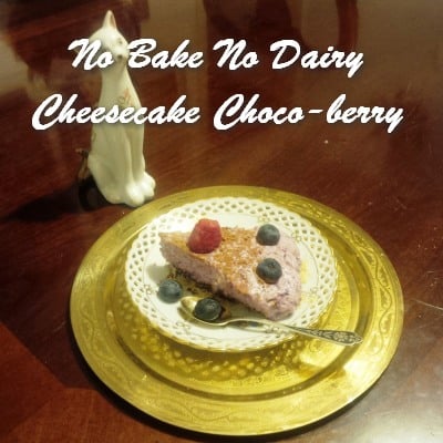 TRH No Bake No Dairy Cheesecake Choco-berry