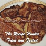Low Carb Banana Fritters served with cinnamon erythritol sugar