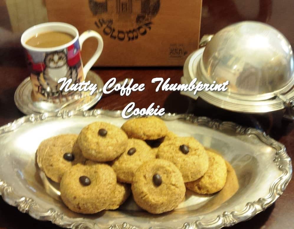 TRH Nutty Coffee Thumbprint Cookie