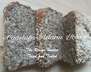 3 slices of Low Carb Nutty Seed Loaf