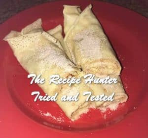 South African Pancakes aka Crepes