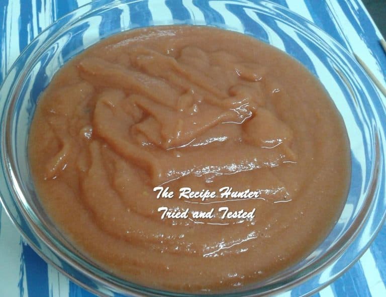 Puréed quince