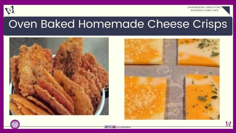 Oven Baked Homemade Cheese Crisps