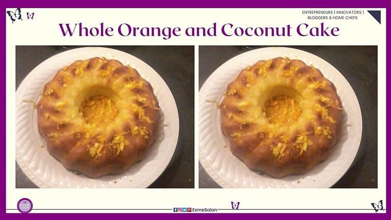 Whole Orange and Coconut Cake