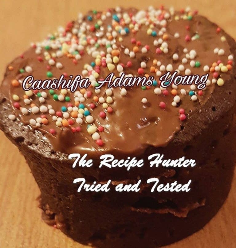 Chocolate Mug Cake with sprinkles