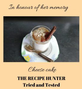 Cheesecake - waste not want not