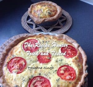 Veggie and Cheese Quiche
