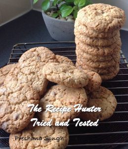 an image of Perfect Chocolate Chip Oatmeal Cookie