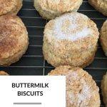 Easy Buttermilk biscuits, with sugar topping