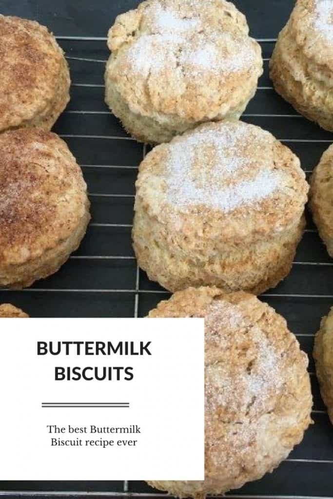 Easy Buttermilk biscuits, with sugar topping
