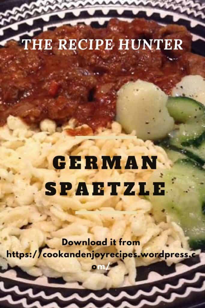 Gail's German Spaetzle • Esme Salon