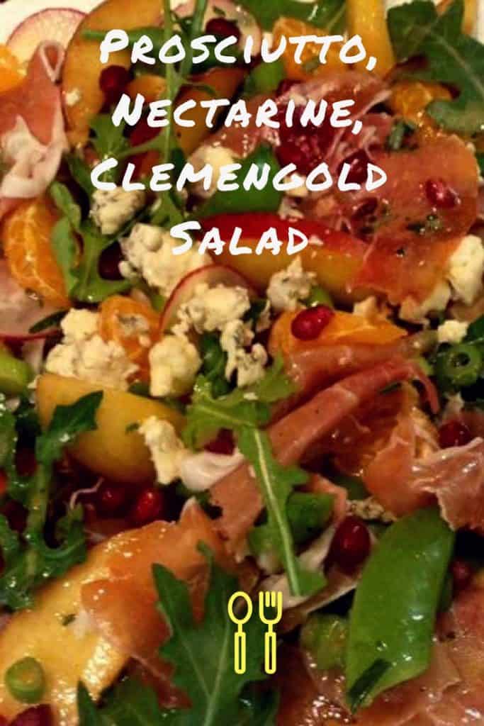 Prosciutto, Nectarine, Clemengold Salad